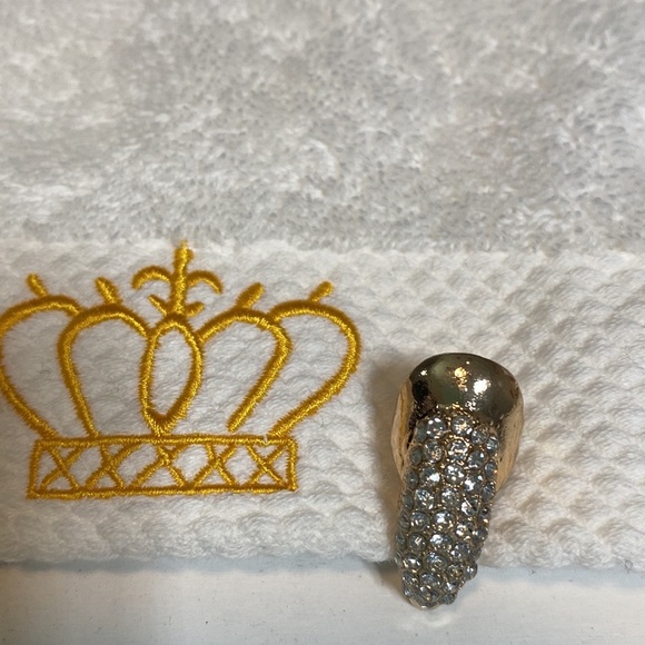 Women Index Finger Exaggerated Long Nails Punk Style Tip Ring 2.0" in W x 2"in L - Picture 10 of 16